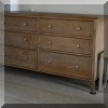 F20. Arhaus double dresser. 38.5'h x 68”w x 23”d 